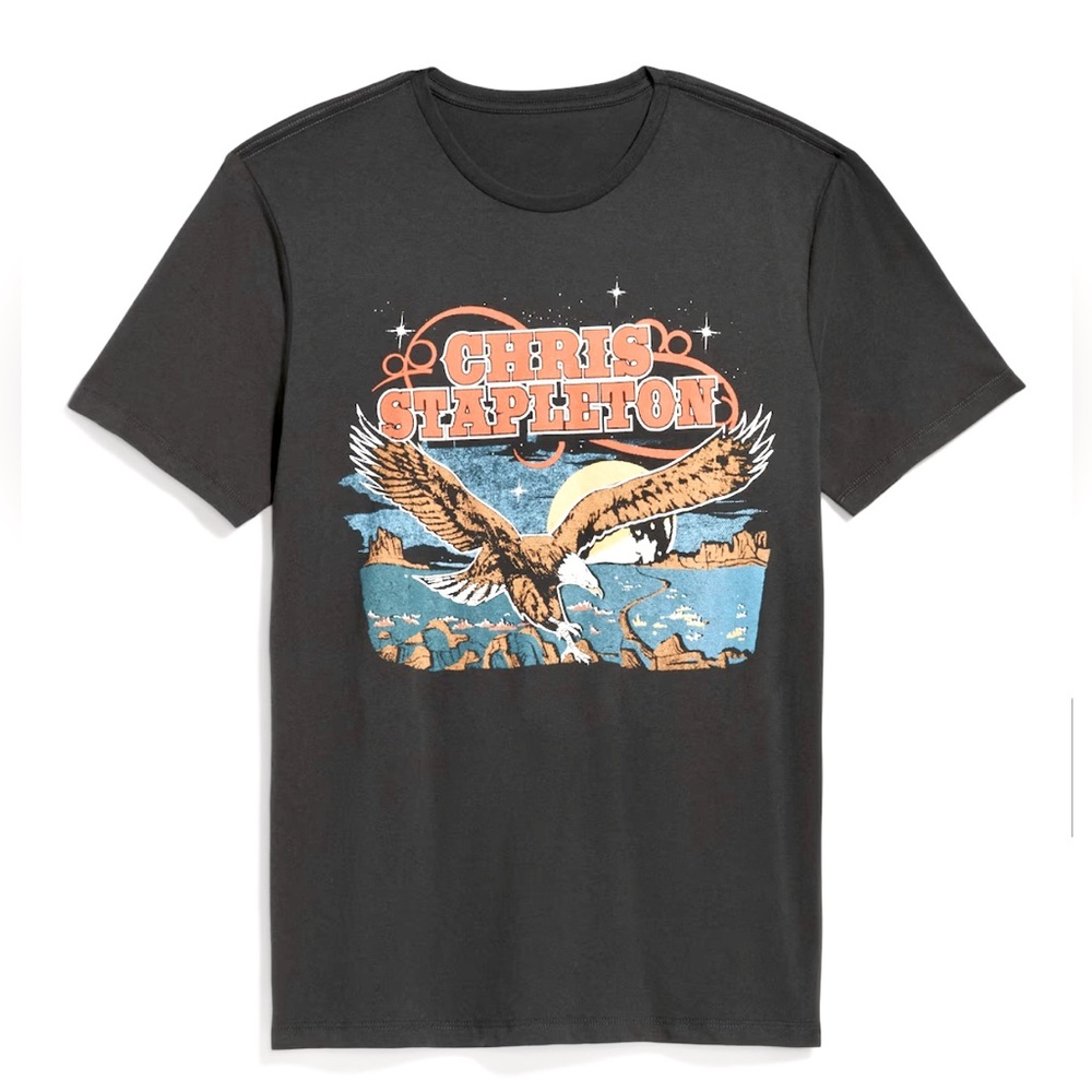 Chris Stapleton short sleeved crewneck graphic t-shirt. 🆕NWT - Picture 2 of 11